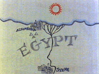mapa do egito antigo mostrando as cidades, o nilo, o mar e o sol