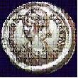 busto de teodosio em uma moeda