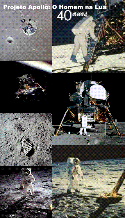fotos dos astronautas saindo do modulo lunar, a pegada da bota no solo lunar
