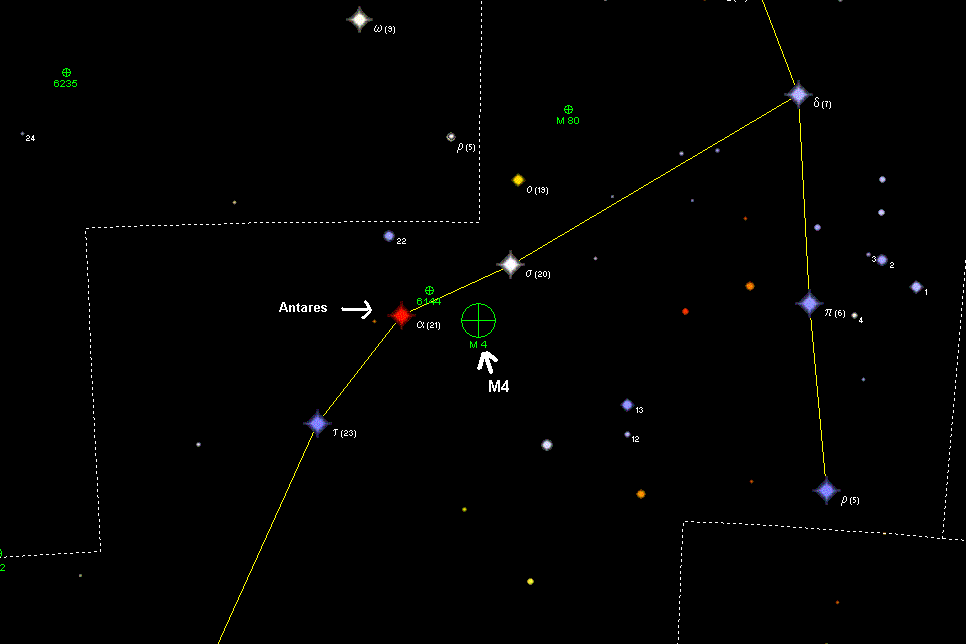 mapa da localizada do aglomerado m4