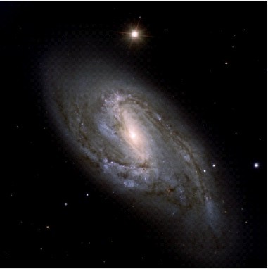 galaxia espiral m66