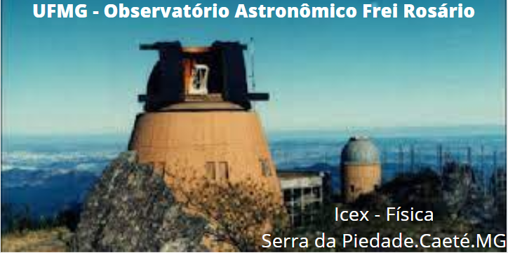Imagem das duas cúpulas do observatório